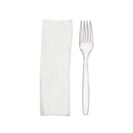 Furculita+Servetel, 100 buc/set Furculita+Servetel, 100 buc/set