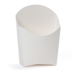 Cutie alba mare pentru cartofi prajiti, 100 buc/set Cutie alba mare pentru cartofi prajiti, 100 buc/set