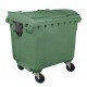 Container HDPE CLF 1100L cu capac plat - Transportul NU este inclus