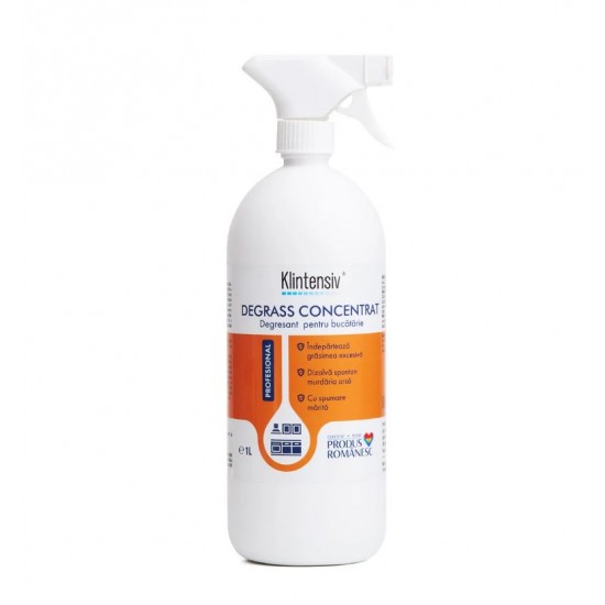 DEGRASS, degresant concentrat PROFESIONAL pentru cuptoare, 1 litru, Klintensiv