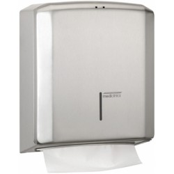Dispenser prosoape hartie pliate, inox satinat, Mediclinics