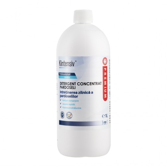 Detergent concentrat PROFESIONAL pentru intretinere zilnica pardoseli, 1 litru, Klintensiv Detergent concentrat PROFESIONAL pentru intretinere zilnica pardoseli, 1 litru, Klintensiv