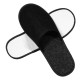 Papuci inchisi in fata din frotir negru 180g, talpa 3mm HL 113 Papuci inchisi in fata din frotir negru 180g, talpa 3mm HL 113