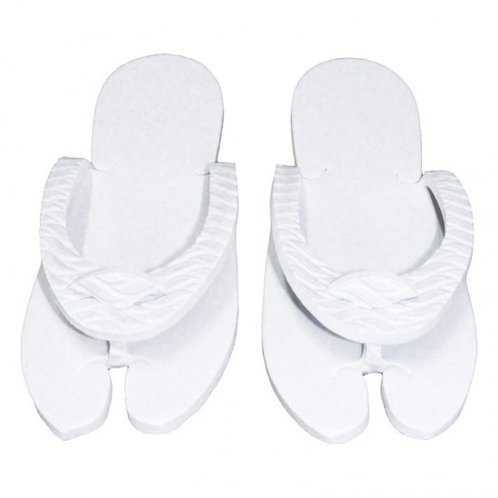 Papuci barbatesti pentru SPA sau piscina albi, talpa 7mm HL 47