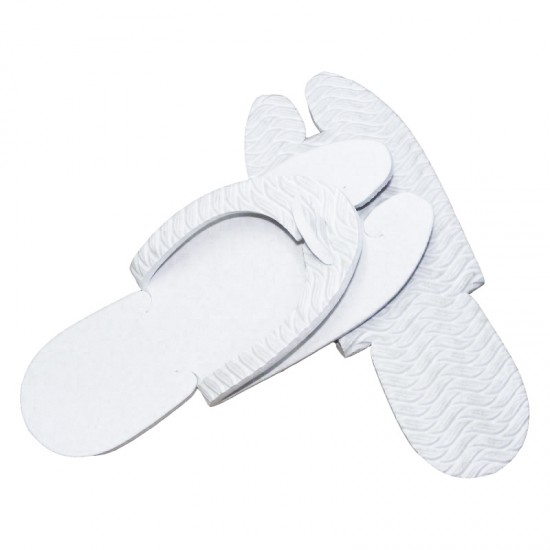 Papuci barbatesti pentru SPA sau piscina albi, talpa 7mm HL 47