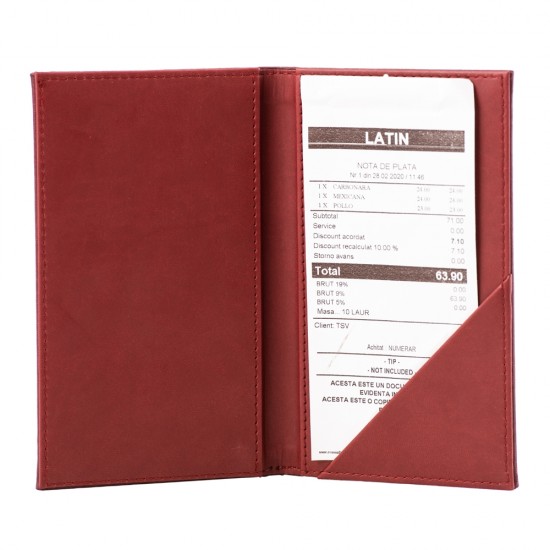 Nota de plata, LeatherLike, piele PU interior/exterior, lavabila, bordo Nota de plata, LeatherLike, piele PU interior/exterior, lavabila, bordo