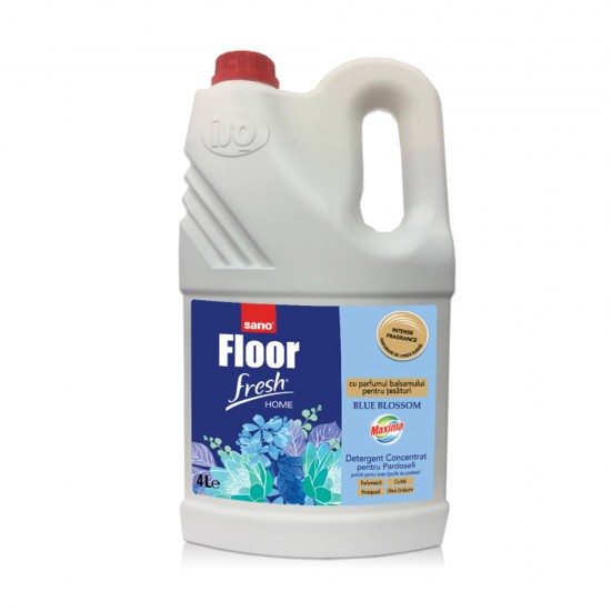 Sano Floor Fresh Home - Blue Blossom, Detergent pardoseala, 4 L