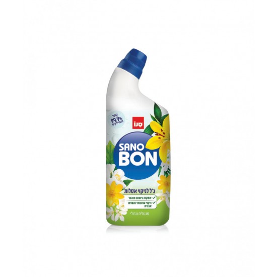 Detergent vas toaleta gel Sano Bon Toilet Cleaning Gel Neroli&Magnolia, 750 ml Detergent vas toaleta gel Sano Bon Toilet Cleaning Gel Neroli&Magnolia, 750 ml