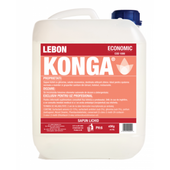 Sapun lichid, Konga Economic, 5 L 