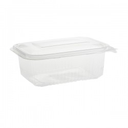 Caserola PET cu capac atasat, PREMIUM SAFIR, 750 cc, 100 buc/set Caserola PET cu capac atasat, PREMIUM SAFIR, 750 cc, 100 buc/set