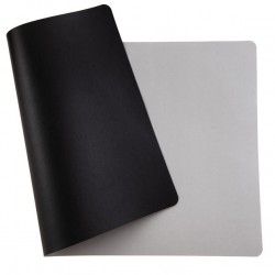 Mousepad gaming Flexi XXL, din piele, cu doua fete, pentru protectie birou, UNIKA, negru/gri Mousepad gaming Flexi XXL, din piele, cu doua fete, pentru protectie birou, UNIKA, negru/gri