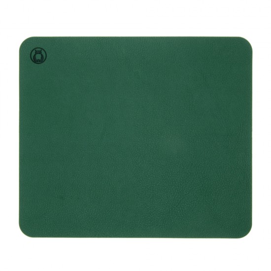 Mousepad Flexi M, din piele, cu doua fete, pentru protectie birou, UNIKA, verde/bej