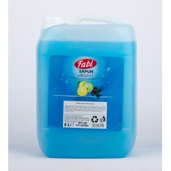 Sapun lichid albastru parfumat, Fabi, canistra 5L