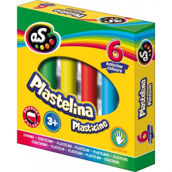 Plastilină 6 culori Astra 85g