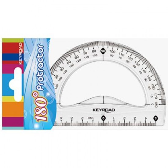 Raportor 180 grade de 10cm, KEYROAD Raportor 180 grade de 10cm, KEYROAD