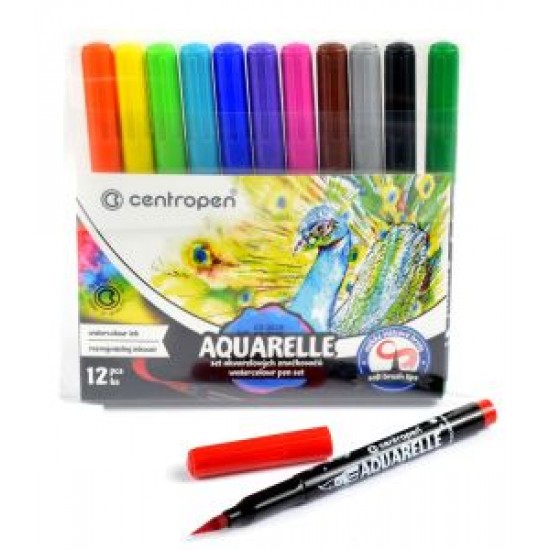 Marker Centropen 8683 Aquarelle - 12 culori/set Marker Centropen 8683 Aquarelle - 12 culori/set