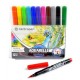 Marker Centropen 8683 Aquarelle - 12 culori/set Marker Centropen 8683 Aquarelle - 12 culori/set