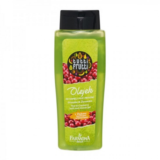 Mini Gel de baie și dus cu pere si merisoare Tutti Frutti 100 ml Mini Gel de baie și dus cu pere si merisoare Tutti Frutti 100 ml