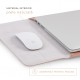 Husa MacBook laptop 13 inch, piele naturala, nude