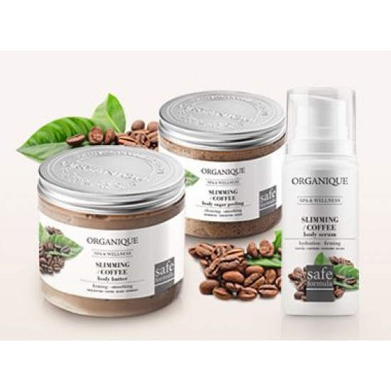 Masca corporala anticelulitica cu cafea pentru slabire Organique 450 ml Masca corporala anticelulitica cu cafea pentru slabire Organique 450 ml