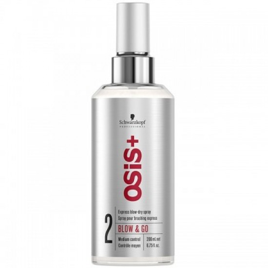 Fixativ pentru volum cu uscare rapida Osis+ Blow & Go Thick Schwarzkopf Professional 200ml Fixativ pentru volum cu uscare rapida Osis+ Blow & Go Thick Schwarzkopf Professional 200ml