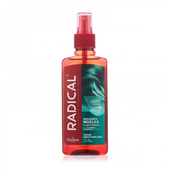 Balsam spray vegan pentru toate tipurile de par cu extract de aloe, coada-calului si keratină vegetală Radical Farmona 200 ml Balsam spray vegan pentru toate tipurile de par cu extract de aloe, coada-calului si keratină vegetală Radical Farmona 200 ml