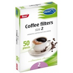 STELLA Filtru Cafea Nr.2 50/set STELLA Filtru Cafea Nr.2 50/set