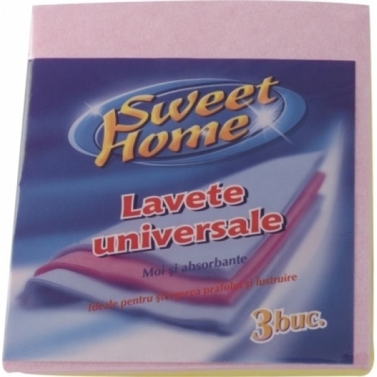SWEET Lavete Universale 3 buc