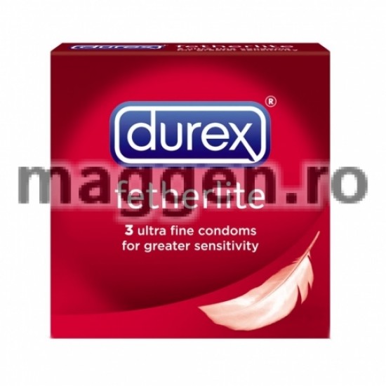 DUREX Prezervative Fetherlite 3 buc DUREX Prezervative Fetherlite 3 buc