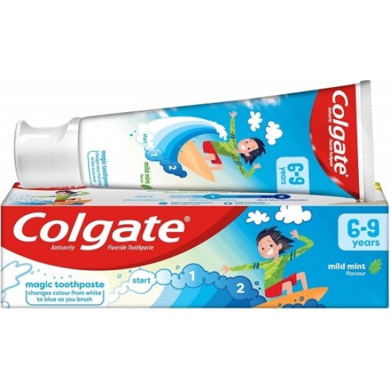 COLGATE Pasta Dinti Copii Mild Mint 6-9 Ani 50 ml COLGATE Pasta Dinti Copii Mild Mint 6-9 Ani 50 ml