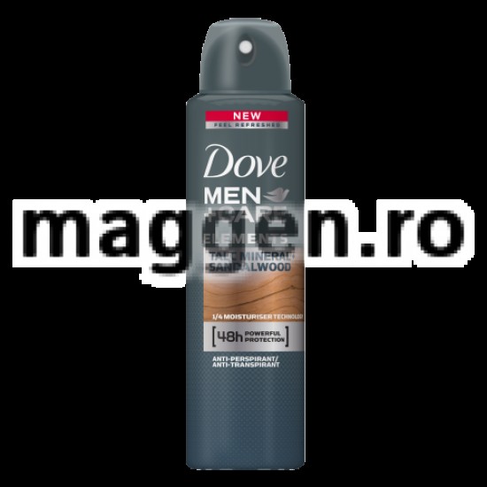DOVE Deo Spray Men Talc&Sandal 150 ml