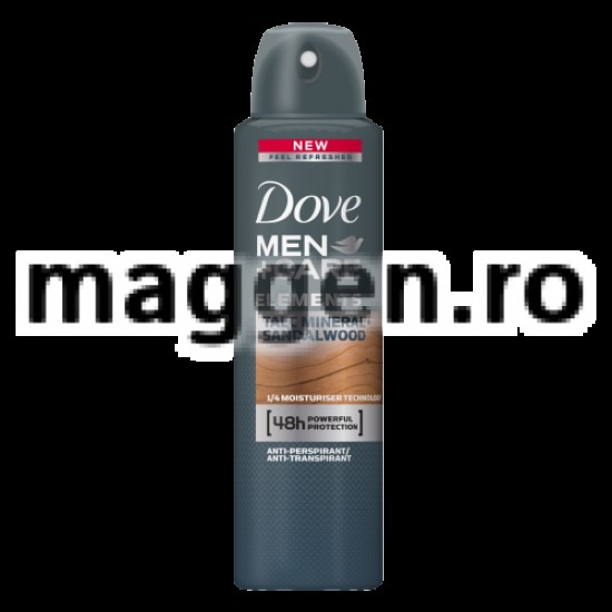 DOVE Deo Spray Men Talc&Sandal 150 ml DOVE Deo Spray Men Talc&Sandal 150 ml