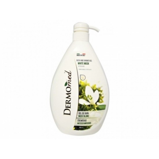 Dermomed Gel Dus Muschio Bianco cu Pompita 1000 ml Dermomed Gel Dus Muschio Bianco cu Pompita 1000 ml