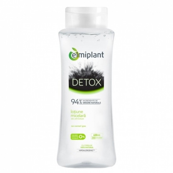 Elmiplant Apa Micelara Detoxifiant Charc 400 ml Elmiplant Apa Micelara Detoxifiant Charc 400 ml