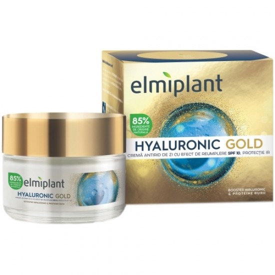 Elmiplant Crema Zi cu Acid Hyaluronic Gold 50 ml