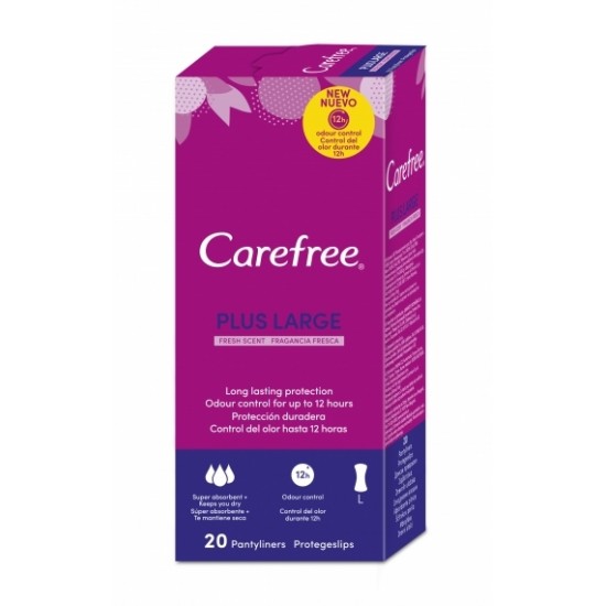 Carefree Large Fresh tampoane zilnice 20 buc Carefree Large Fresh tampoane zilnice 20 buc