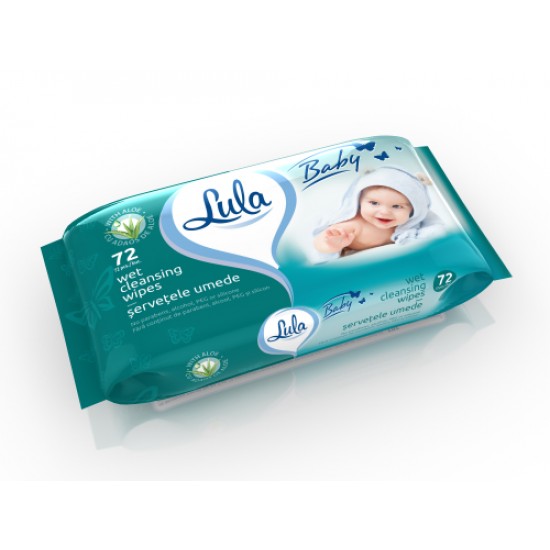 LULA Servetele Umede 72 Buc Aloe LULA Servetele Umede 72 Buc Aloe