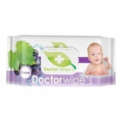 Doctor Wipes Servetele Cu Capac Struguri 60 buc Doctor Wipes Servetele Cu Capac Struguri 60 buc