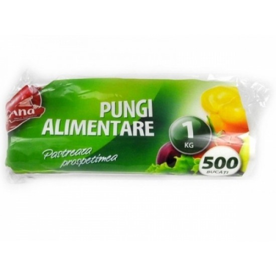 AZ Pungi Alimentare HDPE 1Kg 500buc/rola AZ Pungi Alimentare HDPE 1Kg 500buc/rola