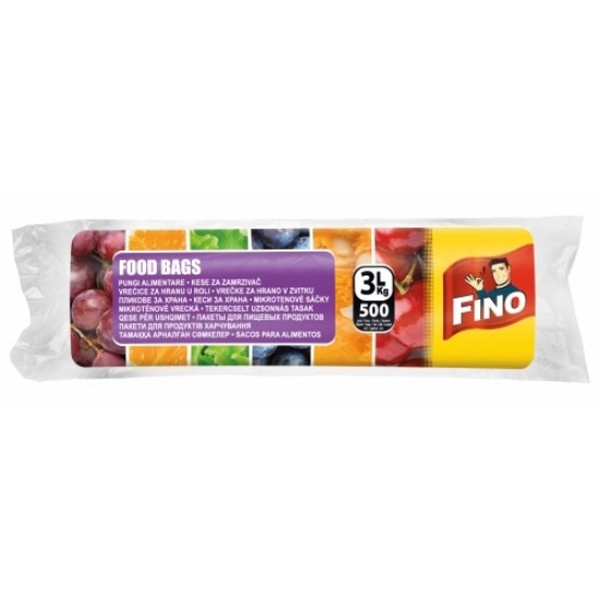 Fino Pungi Alimentare 3 L 500 buc Fino Pungi Alimentare 3 L 500 buc