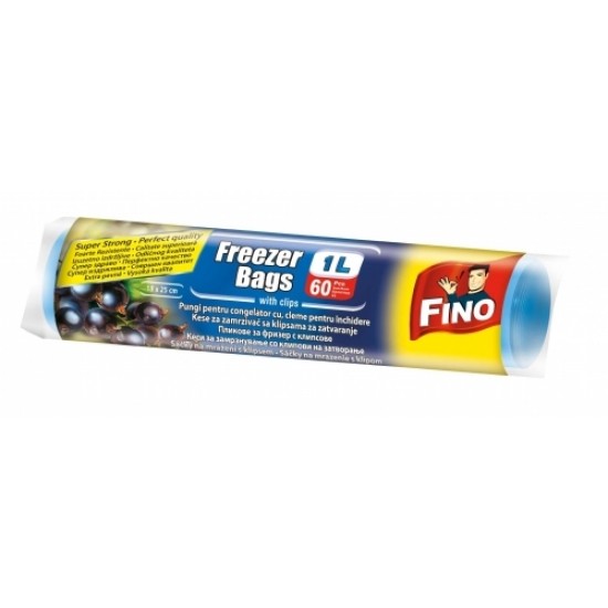 Fino Pungi Pt Congelator 1 L 60 buc Fino Pungi Pt Congelator 1 L 60 buc