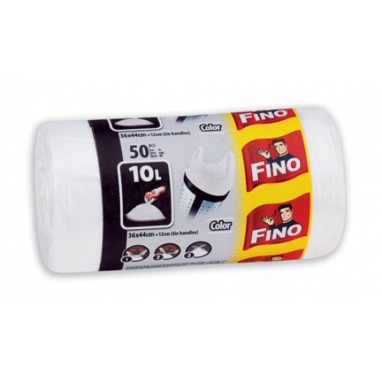 Fino Saci Gunoi HD 10 L Colorati