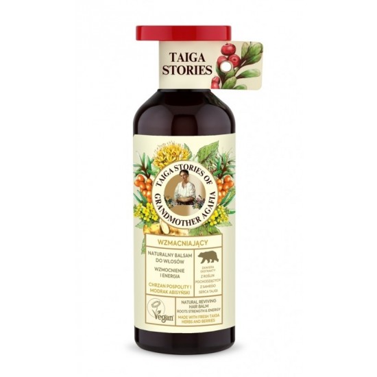 Balsam pentru intarirea radacinilor cu ulei din seminte de mustar, 500ml - Taiga Stories