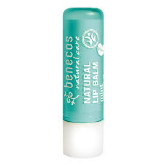 Balsam de buze cu unt de shea si menta - Benecos Balsam de buze cu unt de shea si menta - Benecos