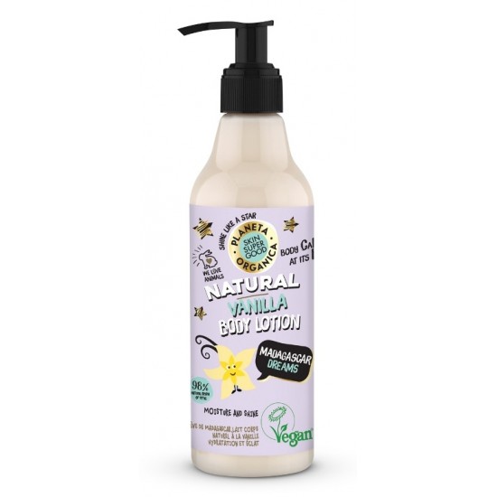 Lotiune de corp Skin Supergood cu vanilie Madagascar Dreams, 250ml - Planeta Organica Lotiune de corp Skin Supergood cu vanilie Madagascar Dreams, 250ml - Planeta Organica