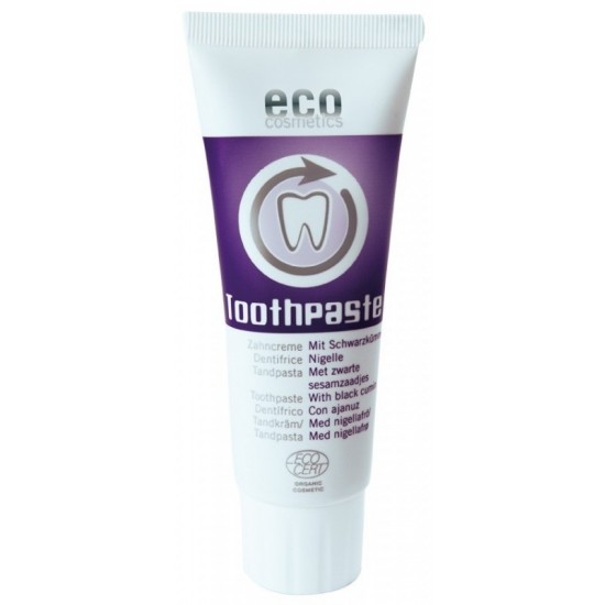 Pasta de dinti homeopata cu chimen negru, fara fluor - Eco Cosmetics