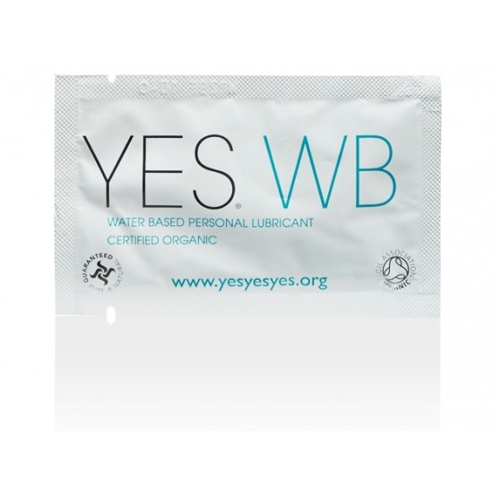 Lubrifiant organic pe baza de apa, plic 7 ml - YES Lubrifiant organic pe baza de apa, plic 7 ml - YES