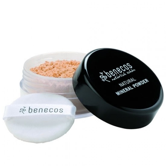Pudra minerala libera Light Sand, 10g - Benecos Pudra minerala libera Light Sand, 10g - Benecos