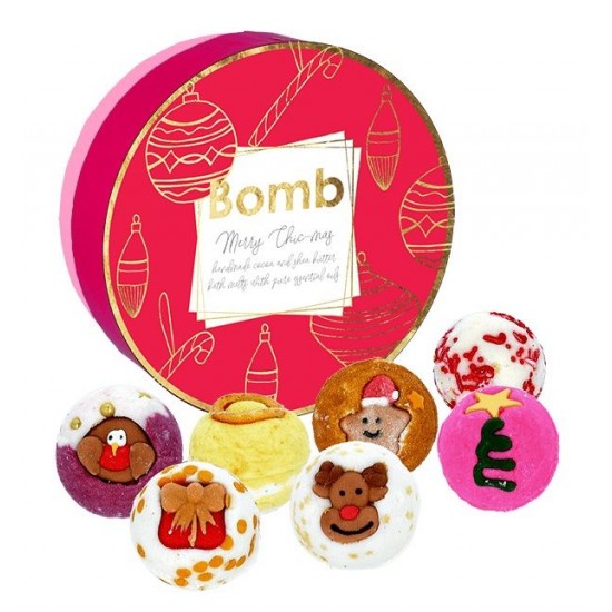 Set cadou Merry Chic-mas Creamer, 7 produse, Bomb Cosmetics Set cadou Merry Chic-mas Creamer, 7 produse, Bomb Cosmetics