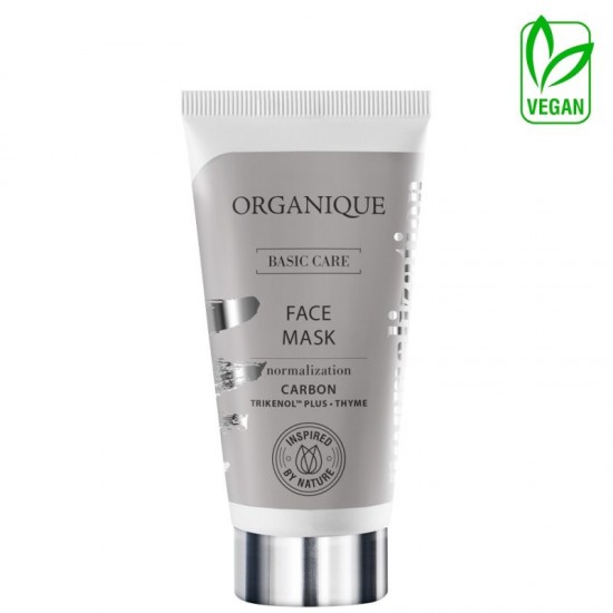 Masca faciala normalizarea tenului cu carbune activ, Organique, 50 ml
